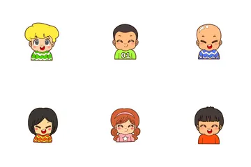 Kids Face Icon Pack