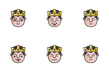 King Emoji Icon Pack