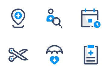 Kit medico base 2 Icon Pack