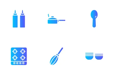 Kitchen And Cooking Icon Pack