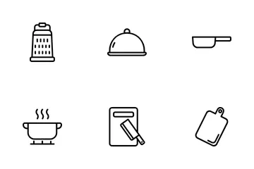 Kitchen And Cooking Icon Pack