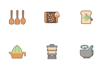 Kitchen And Cooking Icon Pack