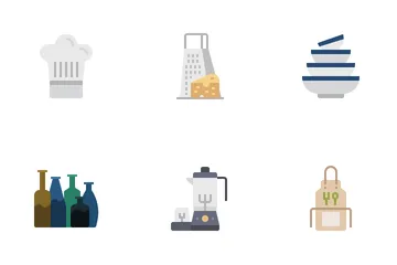 Kitchen And Cookware Icon Pack