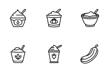 Kitchen And Groceries Icon Pack