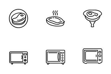 Kitchen And Groceries Icon Pack