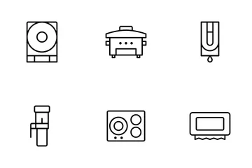 Kitchen Appliance Icon Pack