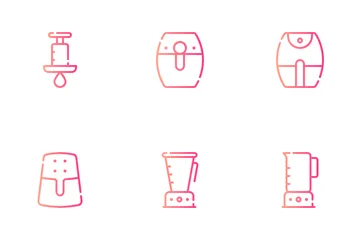 Kitchen Appliance Icon Pack