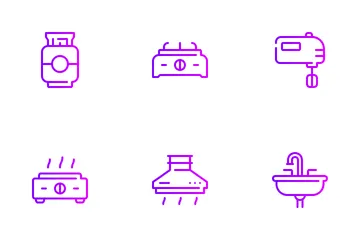 Kitchen Appliance Icon Pack