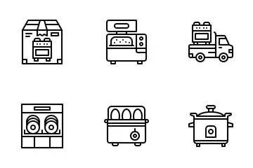 Kitchen Appliances Icon Pack