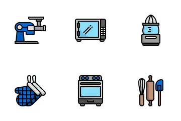 Kitchen Cooking Icon Pack