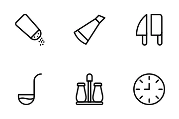 Kitchen Cooking And Food Icon Pack