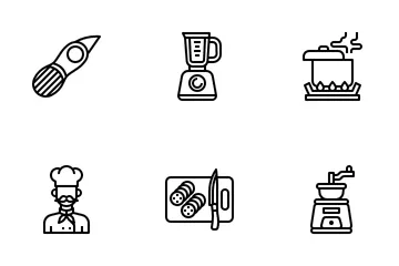 Kitchen Cooking Icon Pack