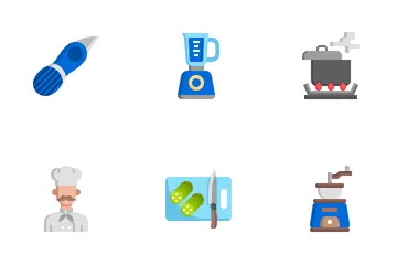 Kitchen Cooking Icon Pack