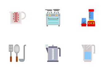 Kitchen & Cookware Icon Pack