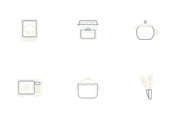 Kitchen Equipment Icon Pack