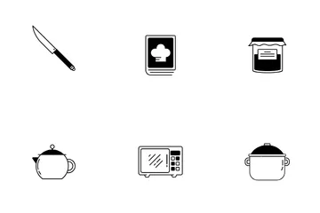 Kitchen Equipment Icon Pack