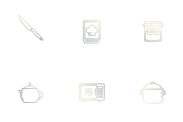 Kitchen Equipment Icon Pack