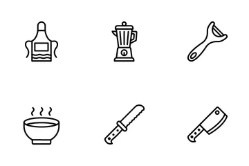 Kitchen Equipment Icon Pack