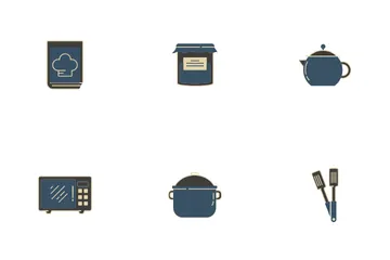 Kitchen Equipment Icon Pack