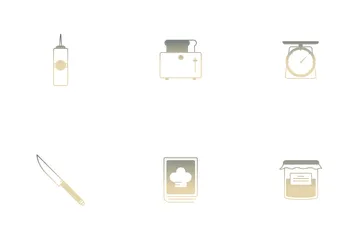 Kitchen Equipment Icon Pack