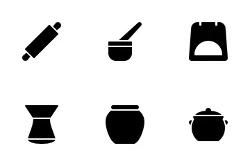 Kitchen Equipment Icon Pack