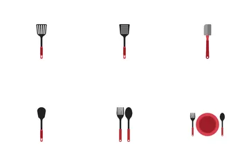 Kitchen Equipment Icon Pack