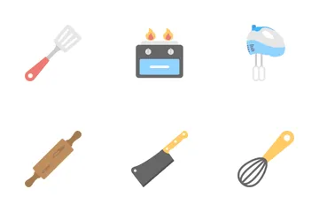 Kitchen Flat Icons  Icon Pack