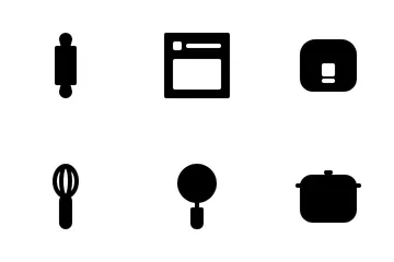 Kitchen (glyph) Icon Pack