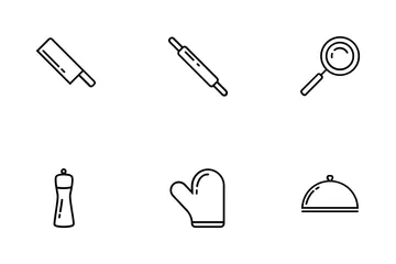 Kitchen (line) Vol.1 Icon Pack