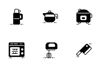 Kitchen Utensil Icon Pack