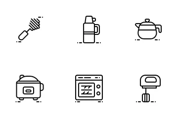 Kitchen Utensil Icon Pack