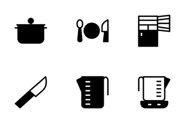 Kitchen & Utensils Icon Pack