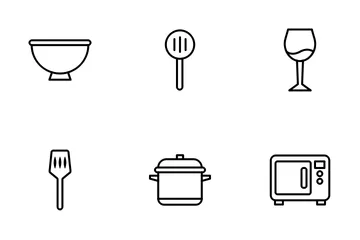 Kitchen Utensils Icon Pack