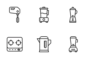 Kitchen Utensils Icon Pack