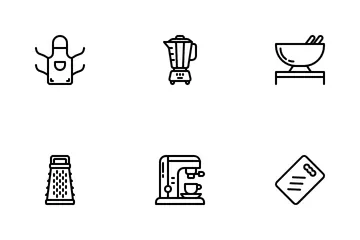 Kitchen Utensils Icon Pack