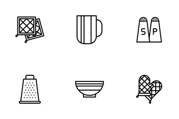 Kitchen Utensils Icon Pack