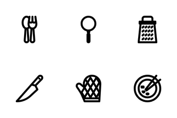 Kitchen Utensils Icon Pack