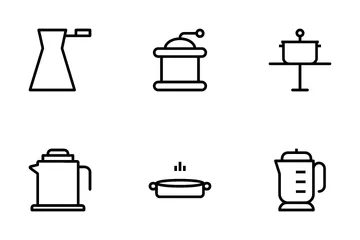 Kitchen & Utensils Icon Pack