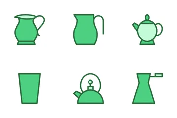 Kitchen & Utensils Icon Pack