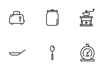Kitchen Utilities Icon Pack