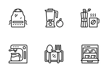 Kitchen Utilities Icon Pack