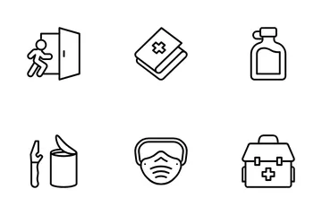 Préparation aux catastrophes - Kits d'urgence Pack d'Icônes