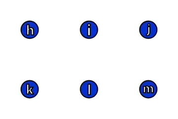 Kleines Alphabet Symbolpack