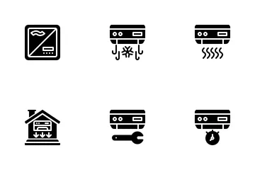 Klimaanlage Symbolpack