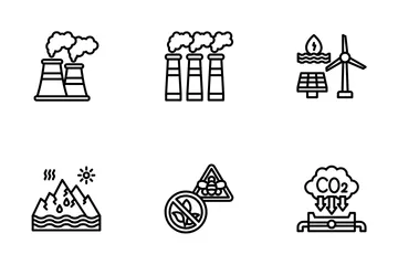 Klimawandel Symbolpack