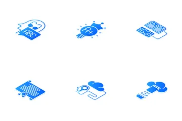 Knowledge And Education Isometric Icon Pack