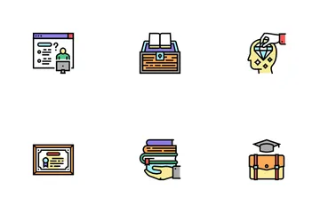 Knowledge And Mind Intelligence Icon Pack
