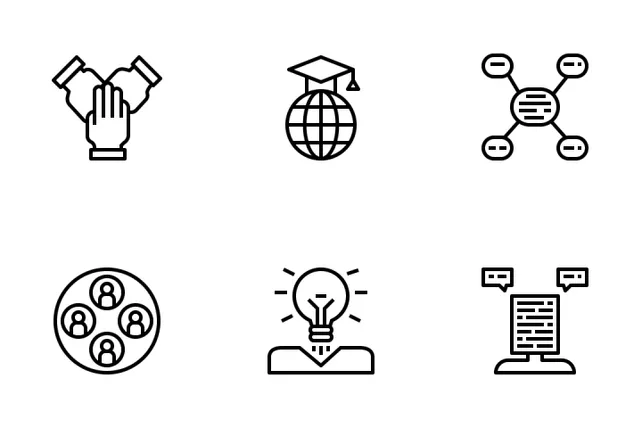 Download Knowledge Management Icon pack Available in SVG, PNG & Icon Fonts