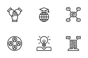 Knowledge Management Icon Pack