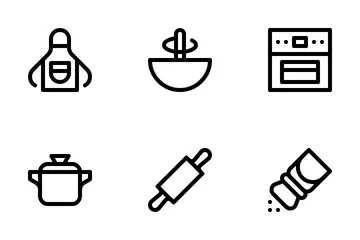 Kochutensilien Symbolpack